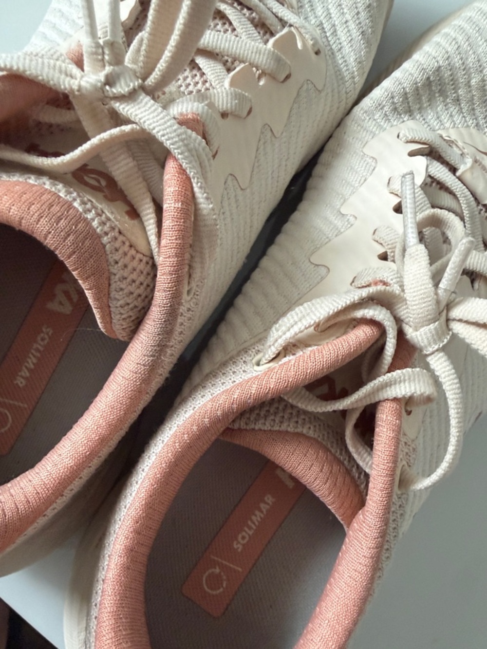 Hoka Women's Running Shoes in Cream and Blush size 8.5 - Picture 11 of 12